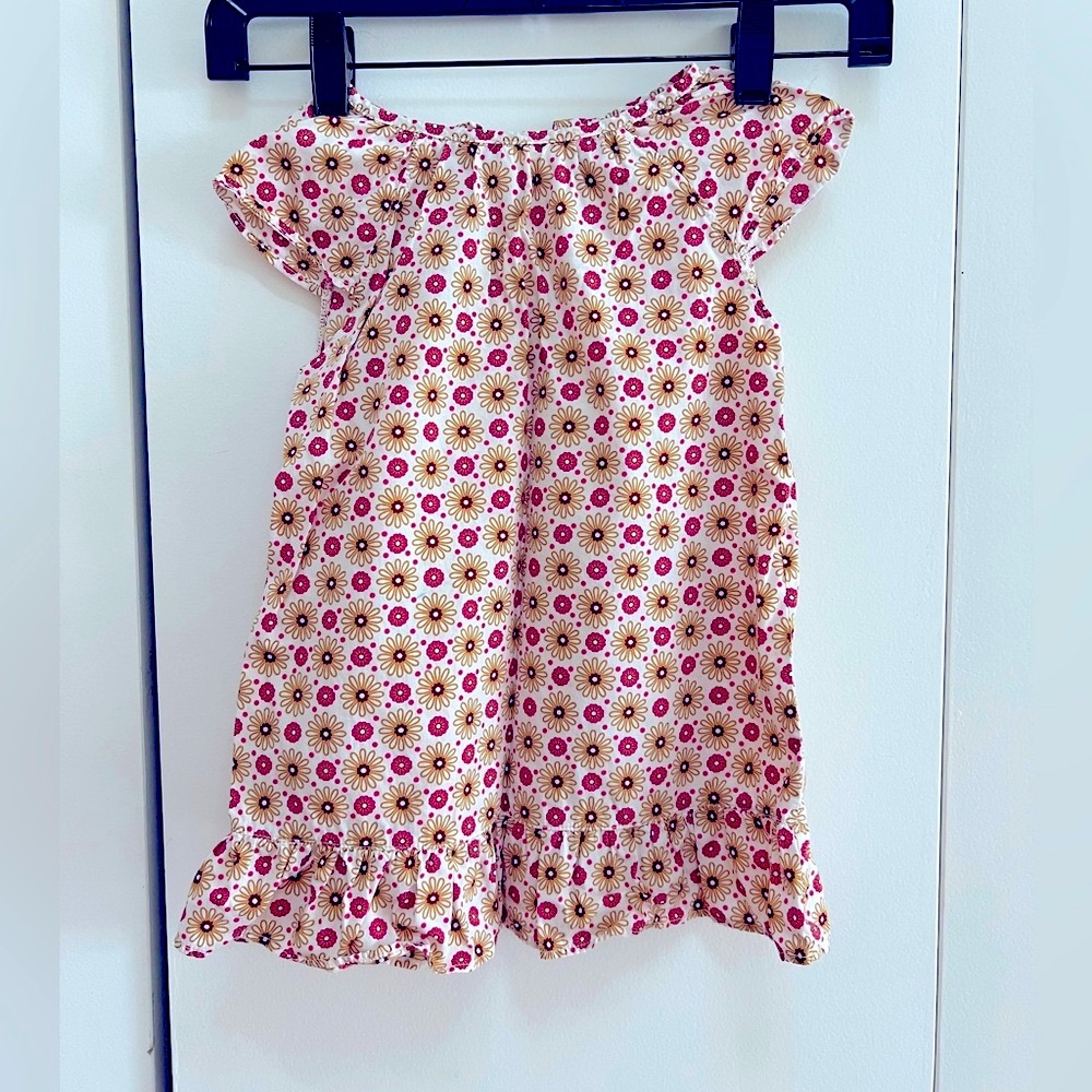 De Cavana Cotton Poplin Floral Dress